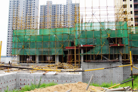 康华·花语城6月工程进度：7#楼建至地面3层