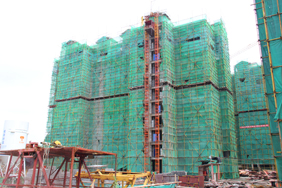 南苑新村三期7月工程进度：3、4、5、9、10#楼封顶