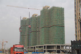 荣御中央11月工程进度：8#楼建至14层1#楼在建底商