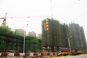城东国际·郦都1月工程进度：20、21#楼建至22层