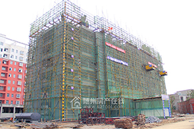 碧桂园·天悦城3月工程进度：2#楼建至7层