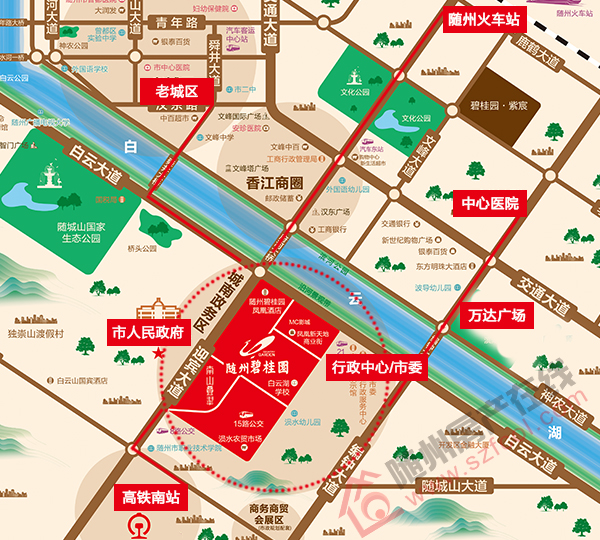随州碧桂园地图图片